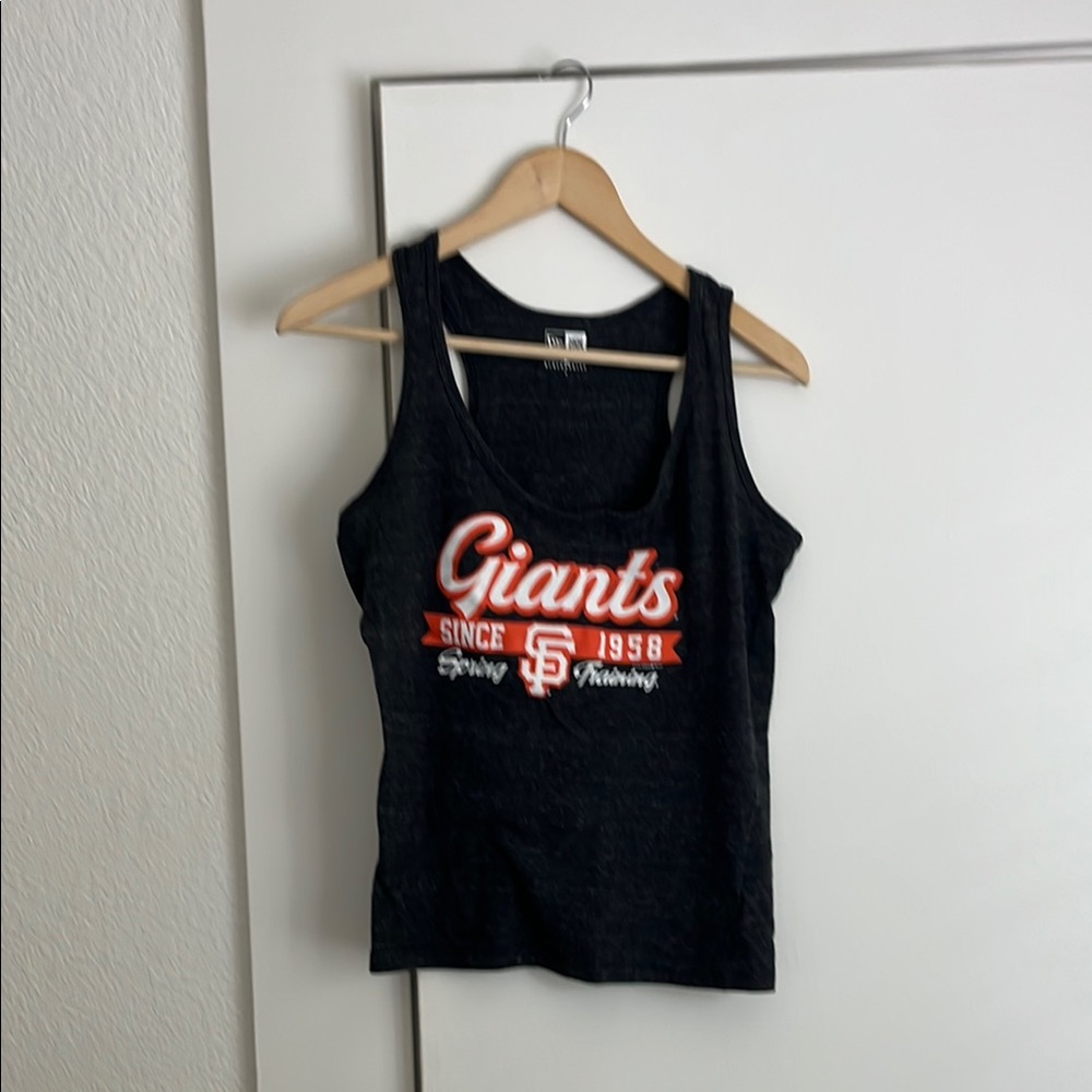 New Era Black Giants Tank Top